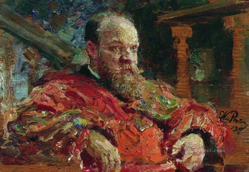 portrait of n v delyarov 1910 Ilya Repin Oil Paintings